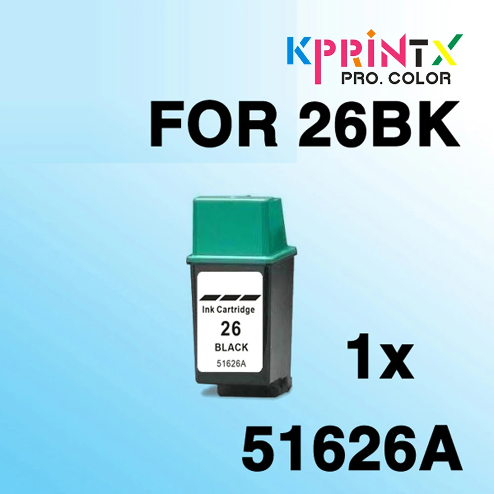 Лидер продаж черные Замена чернильных картриджей для 26 26XL совместимых с hp26 Deskjet