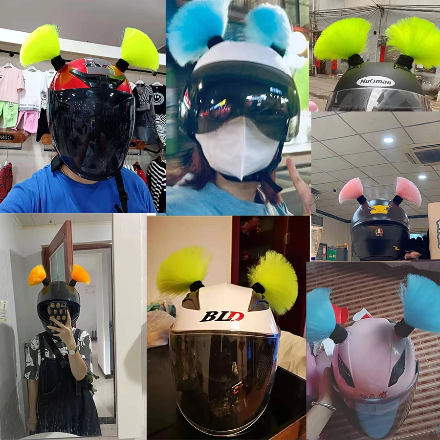 Шлем с двойными косами для конского хвоста аксессуары волос мотошлема оплетка