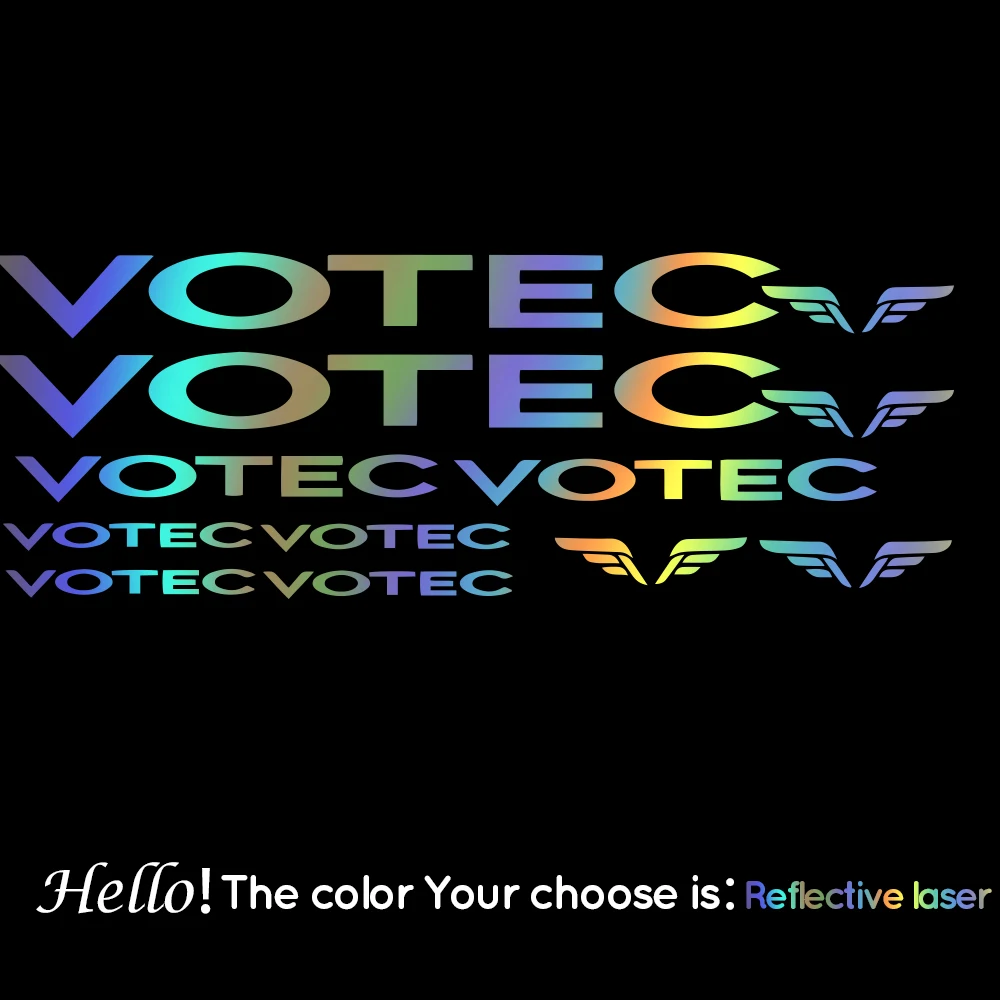 

Compatible votec Face Vinyl Stickers Sheet Bike Frame Cycling Bicycle Mtb Road