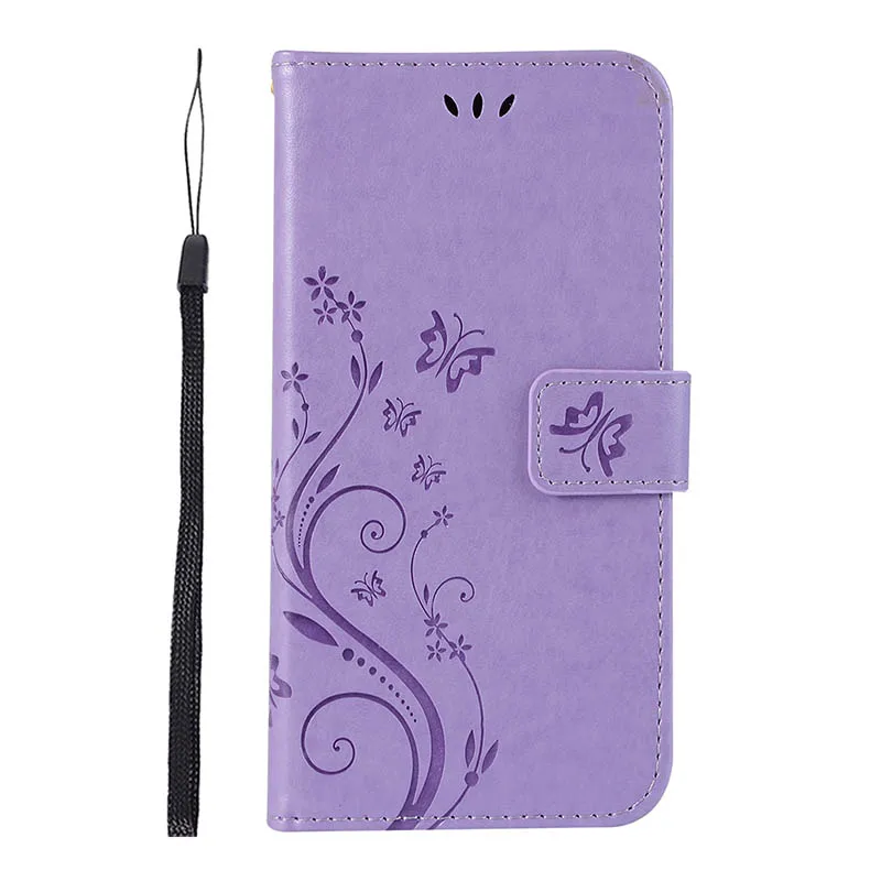 Light Purple Butterf Чехол для huawei Honor 9 10 20 Lite 8A 8X чехол для телефона для huawei P Smart P20 Pro P9 Lite mate 20 Lite B95 - Цвет: Light Purple Butterf