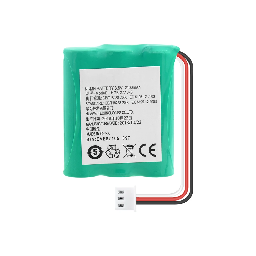 1/2/4 шт. 3 6 V 2100 мА/ч HGB 2A10x3 2A10 AA Ni MH батарея Замена для телефона Huawei ETS3125 ETS3125i ETS3253 ETS5623