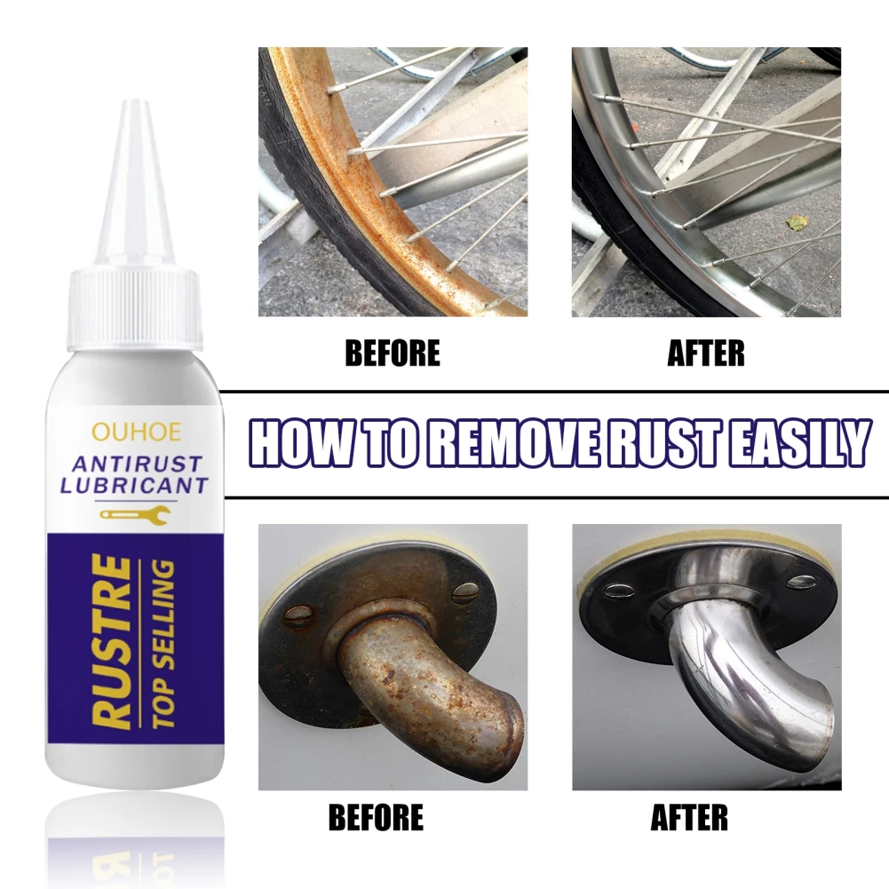 

30ml Car Rust Remover Anti-corrosion Accessories Spray Metal Surface Chrome Paint Car Maintenance Cleaning Powder