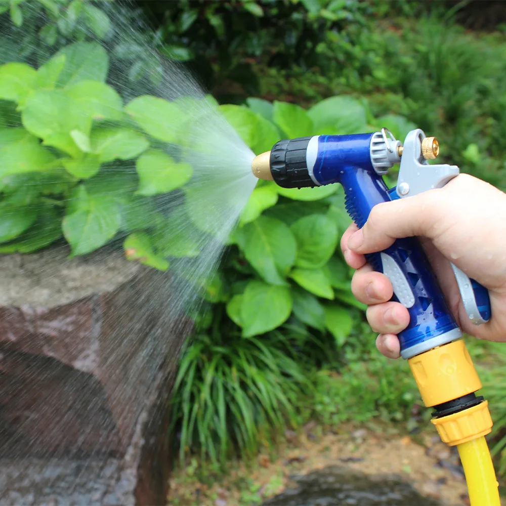 

Garden Greening Watering Nozzle Water Gun High Pressure Car Washing Head Household Cleaning Hose Connected To Water Gun Head