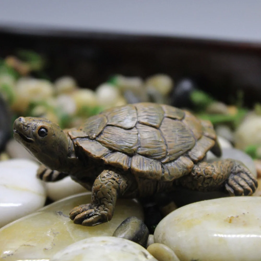 

1pc Simulation Turtle Micro Landscape Gardening Balcony Flower Pot Decoration Resin Craft Succulents Ornaments Home Decoration