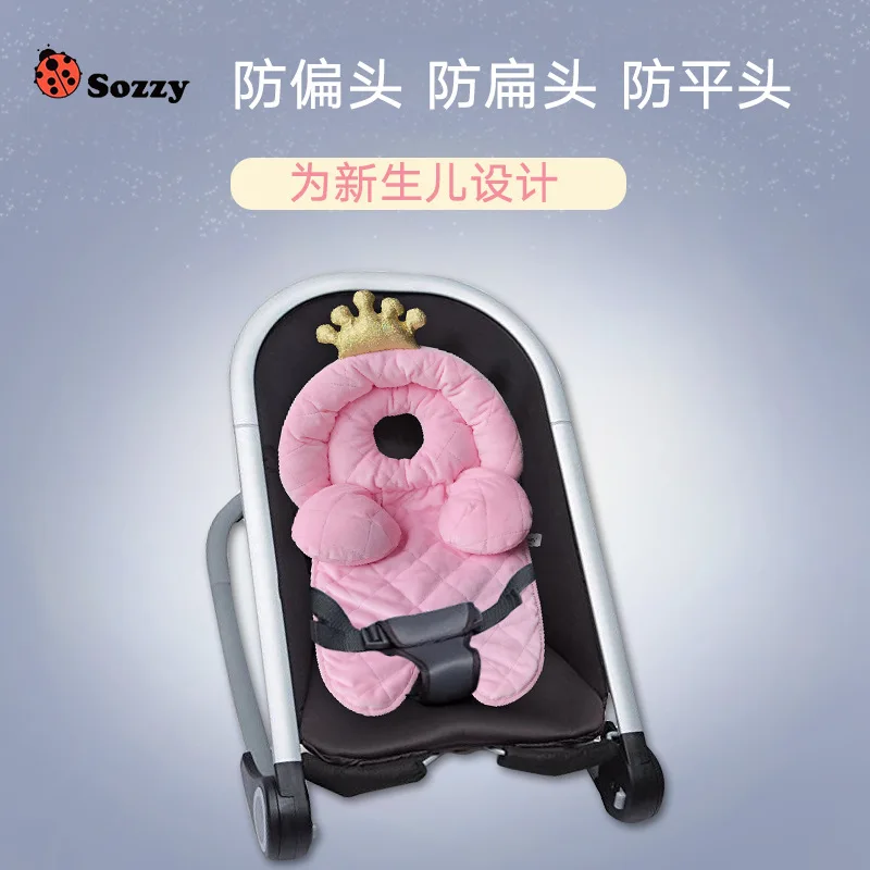 Коврик для детской коляски Sozzy с подушкой против рулона хлопковая детская