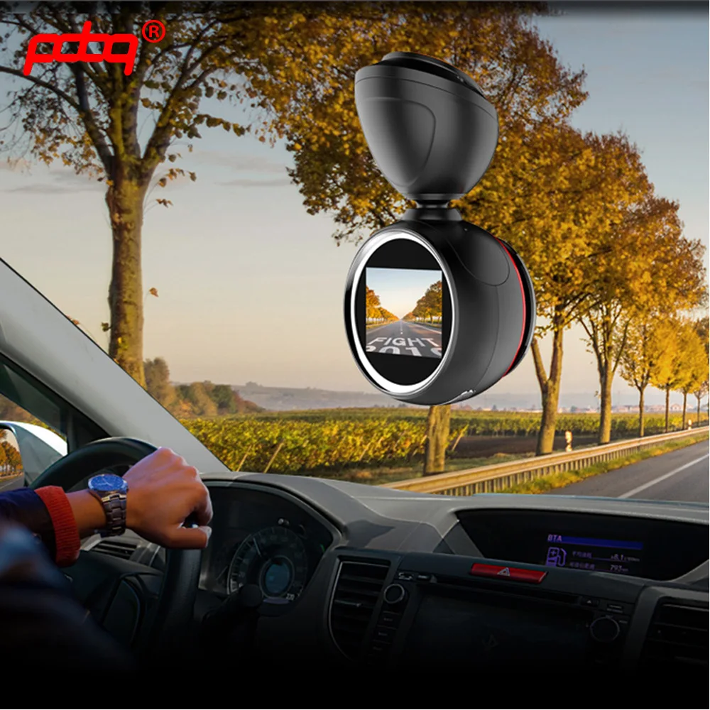 Автомобильный мини-видеорегистратор pdbq Wi-Fi 1080P HD ночное видение передний