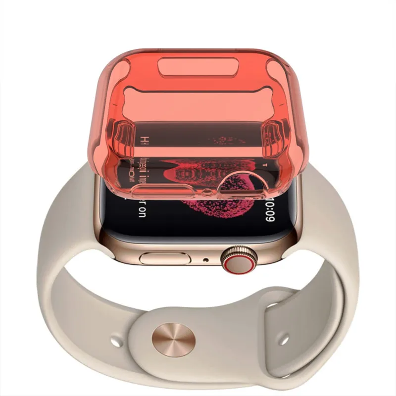 Чехол для Apple Watch Защитная пленка экрана серии 4/5 из ТПУ ультратонкий 360