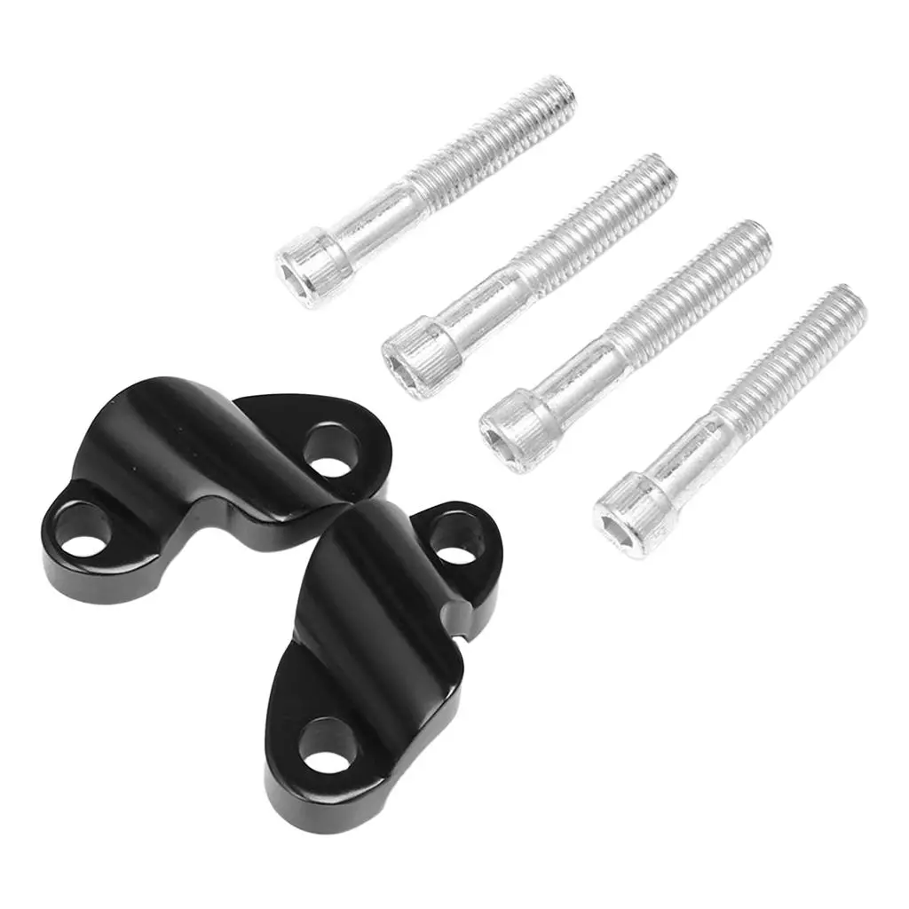 

Motorcycle Aluminum Handlebar Riser Kit for 1200X Black