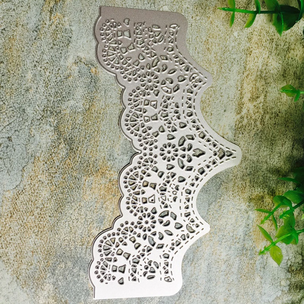 Ажурные кружевные металлические Вырубные штампы для скрапбукинга рукоделия