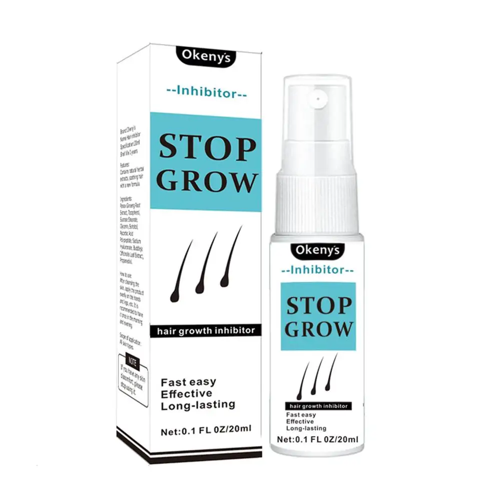 Предотвращает рост волос тела Постоянное безболезненное удаление спрей для