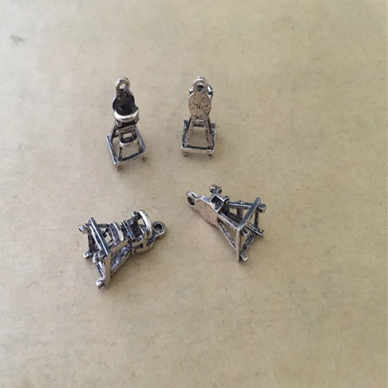 

30pcs of antique silver chair pendant charm 9mmx18mm