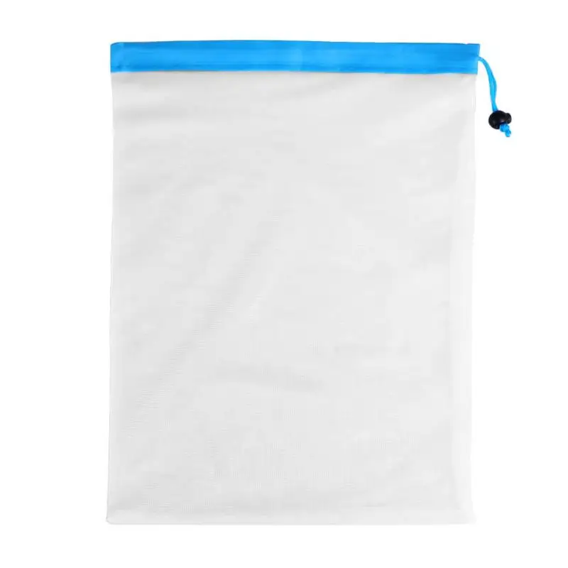 Reusable Mesh Produce Bags Washable for Grocery Shopping Fruit Vegetable Storage Toys Sundries Bag | Дом и сад