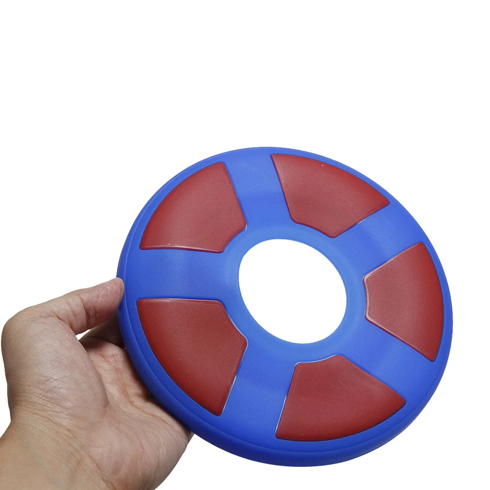 Светящиеся Силиконовые летающие диски Интерактивная игрушка для собак ночник