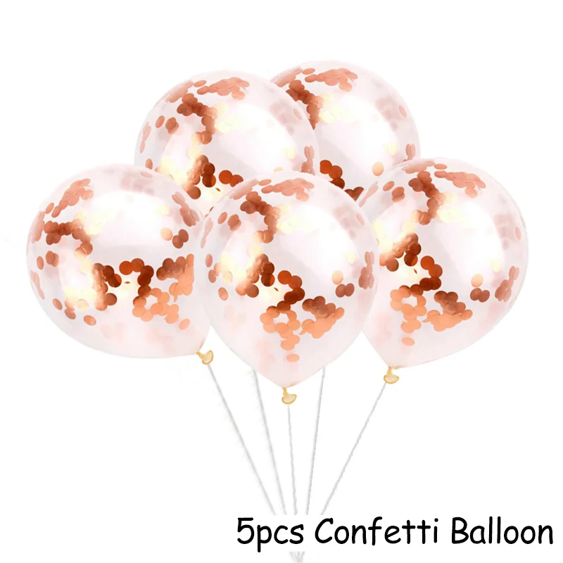 5pcs Balloons Фоторамка с новогодним декором воздушные шары из фольги новогодние Вечерние Декорации шариковые шары с цифрами - Цвет: 5pcs Balloons