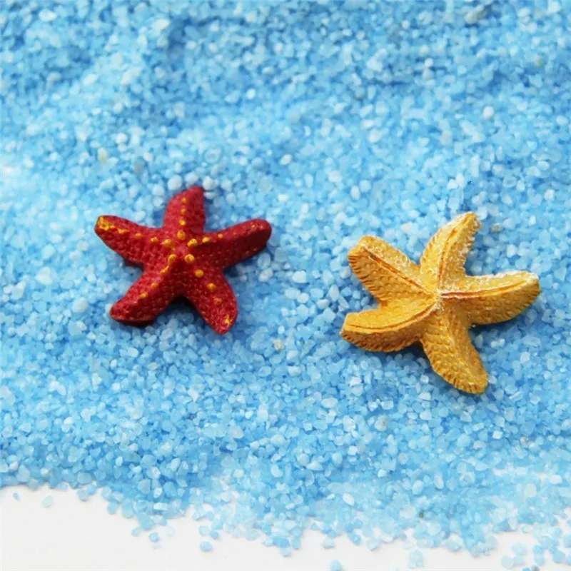 10/30/50/100pcs Yellow Starfish Miniatures Landscape Fish Tank Decoration Simulation Animal Aquatic Ornament | Дом и сад