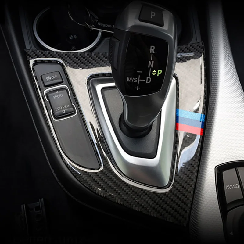 

Carbon Fiber Car Inner Gearshift Air Conditioning CD Panel Door Armrest Cover Trim Accessories for BMW 1 2 Series F20 F21 F22