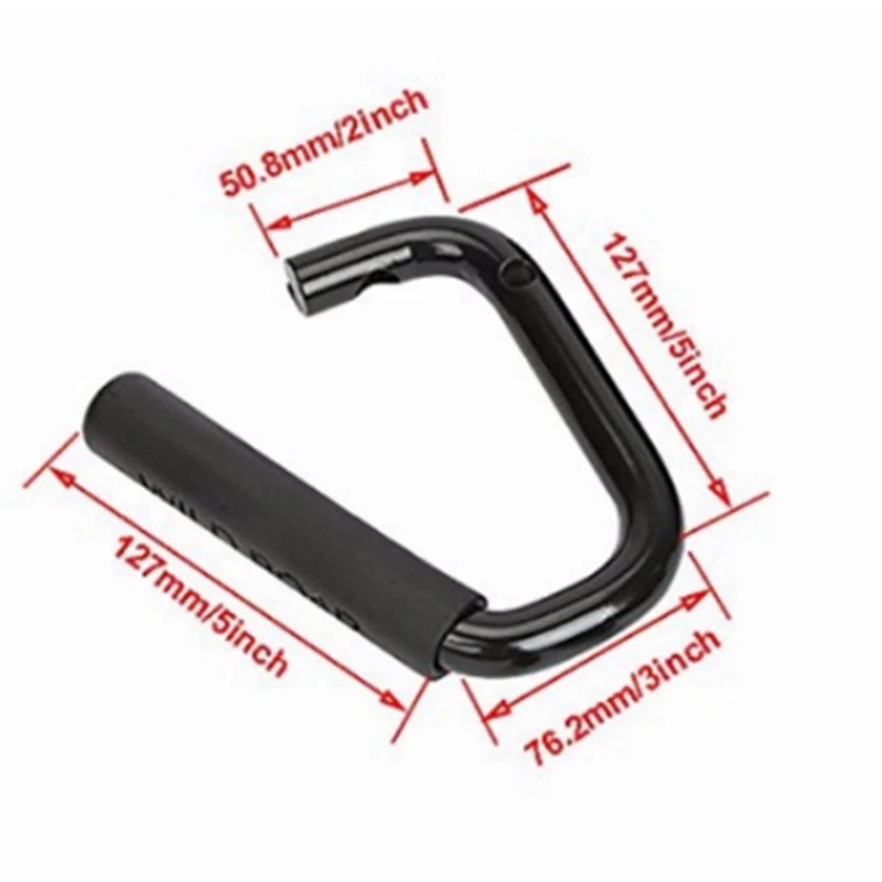 Черные жесткие стальные передние поручни для рулонов 2-дверных 4-дверных поручней