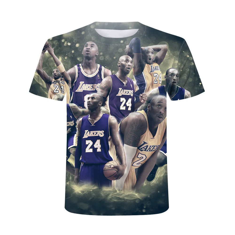 

Kobe Bryant Sports 3D Print Short Sleeve Man T Shirt Casual Men/Women 2021 Summer O Neck Basicn Men's T-shirt Leisure T-shirts2