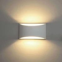roukeymi led wall sconce lighting fixture lamps indoor plaster wall lamps 7w up and down aluminum kitchen knob bathroom lamp