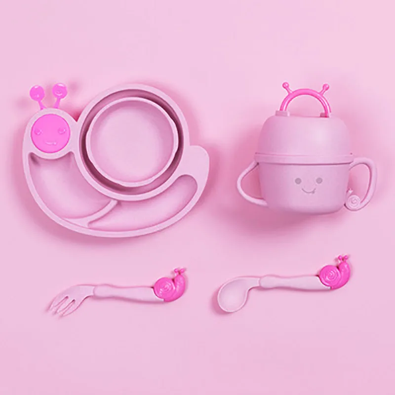 ONEUP зернистая Пшеничная солома с рисунками из мультфильмов миска для риса