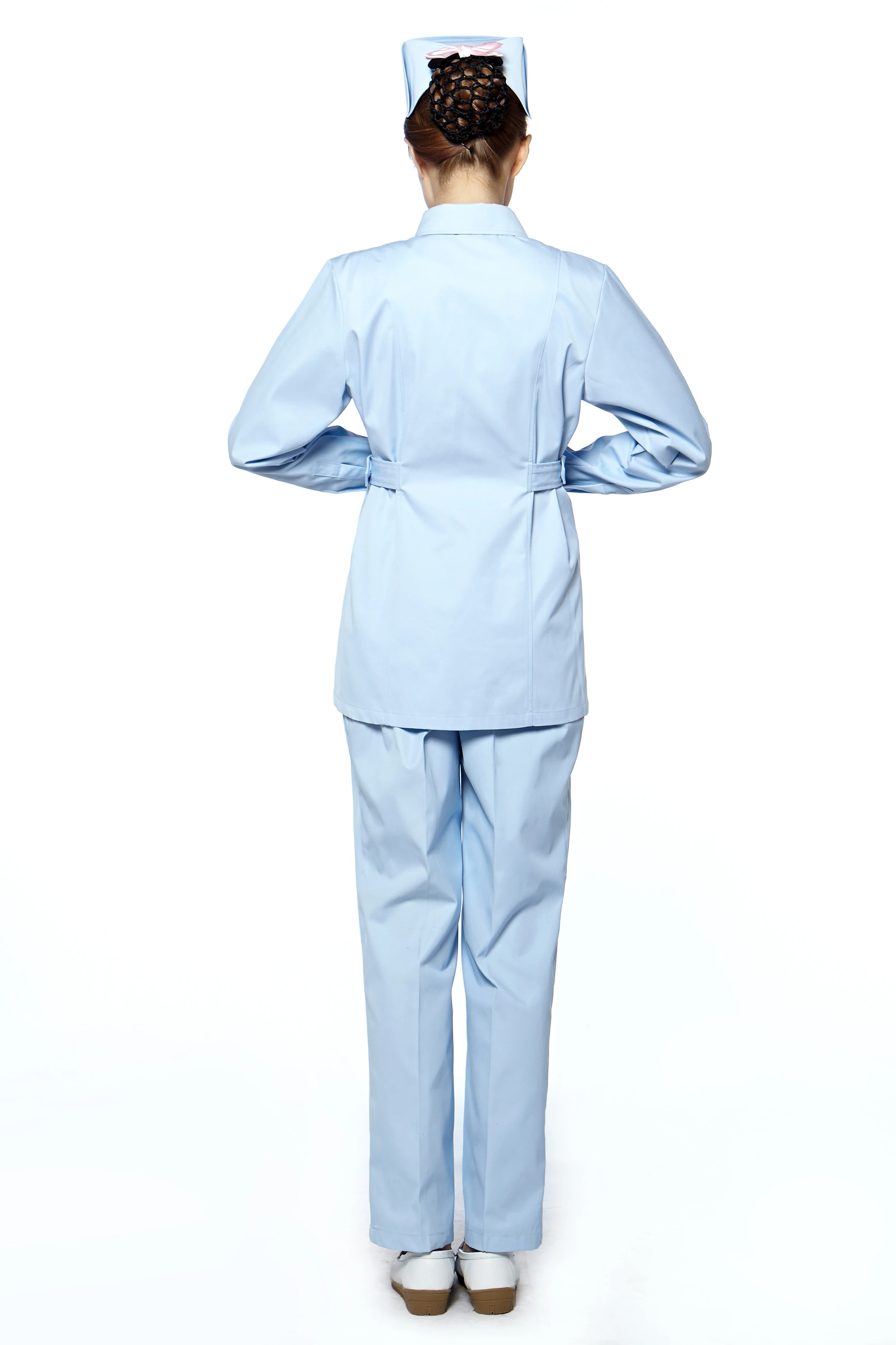 Синяя медицинская Униформа с длинным рукавом для женщин больничный скраб набор