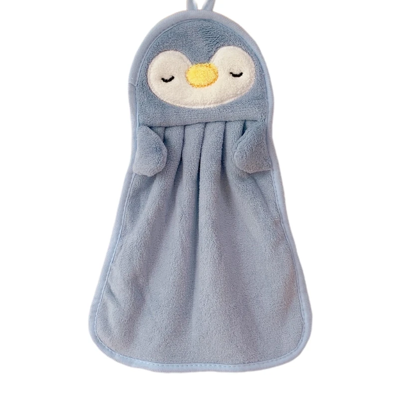 

Cartoon Animal Lovely Duck Wipe Towel Absorbent Hanging Wash Hands Towel Handkerchief Wipe Clean Cloth