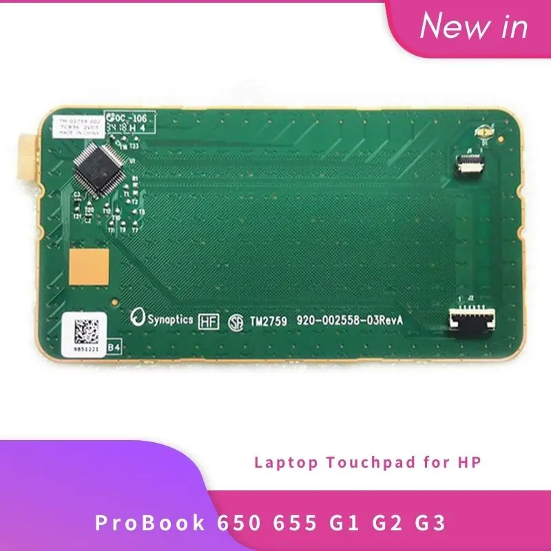 Новинка оригинальная для ноутбука HP Probook 655 650 G1 G2 G3 отслеживающая панель кликните