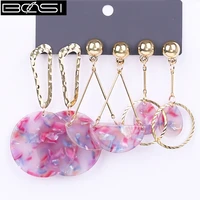 bosi acrylic set earrings set fashion jewelry drop earrings women minimalist long earrings red simple earring girls earings 2021