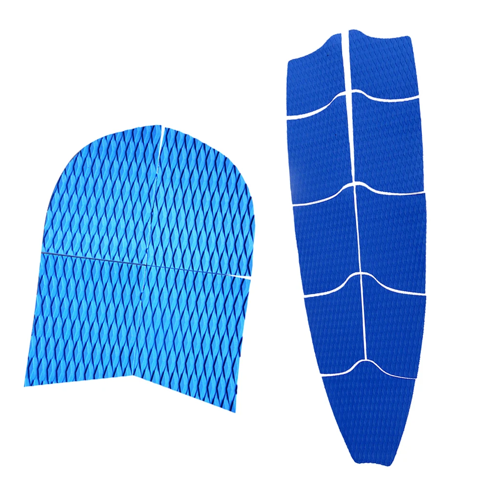 Стойка для серфинга 9 Полный коврик палубного захвата + 4 поводка собак Хвостовая