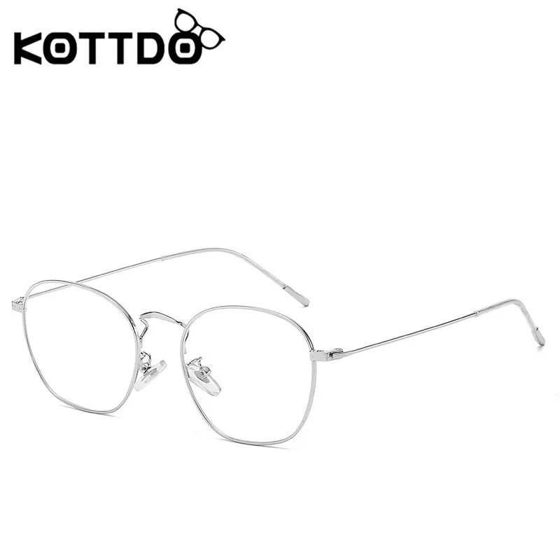 KOTTDO винтажные многоугольные нестандартные женские по рецепту очки оправа для