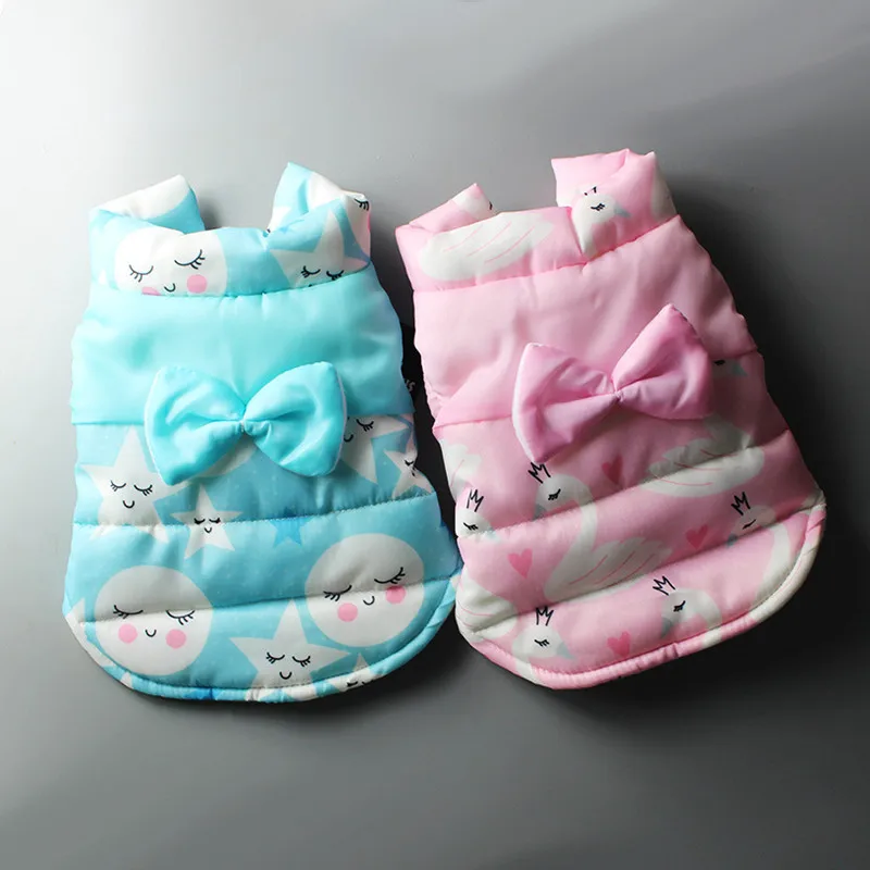 Милая Одежда для собак зимний жилет маленьких пальто куртка кошек чихуахуа Йорк