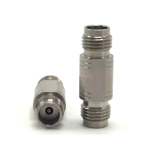 Adaptador de prueba de onda de acero inoxidable, conector macho y hembra de 1,85mm a 1,85mm, DC-67G-3