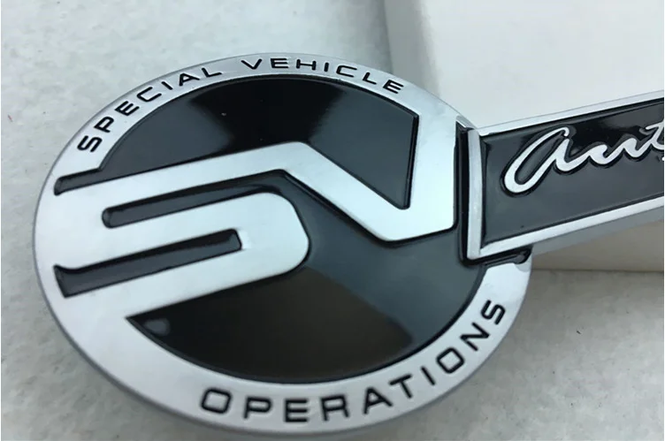 Car Exterior Decoration SV Autobiography Decal for Land Rover Range Rover SV Sticker Freelander 2 Defender Discovery 4 Emblem