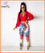Осенние женские сексуальные Клубные брюки с высокой талией, плиссированные облегающие брюки для бега, элегантная уличная одежда, обтягивающие брюки, женские брюки-карандаш