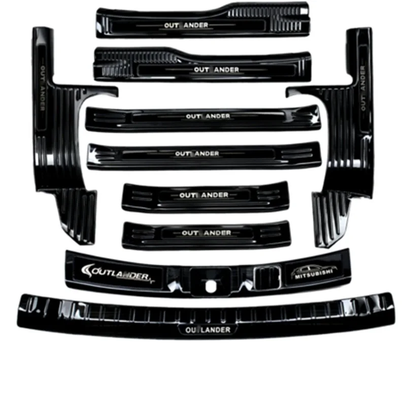 

Стайлинг автомобиля для Mitsubishi Outlander 2016-2020 защита заднего бампера из нержавеющей стали Накладка на порог/подоконник двери