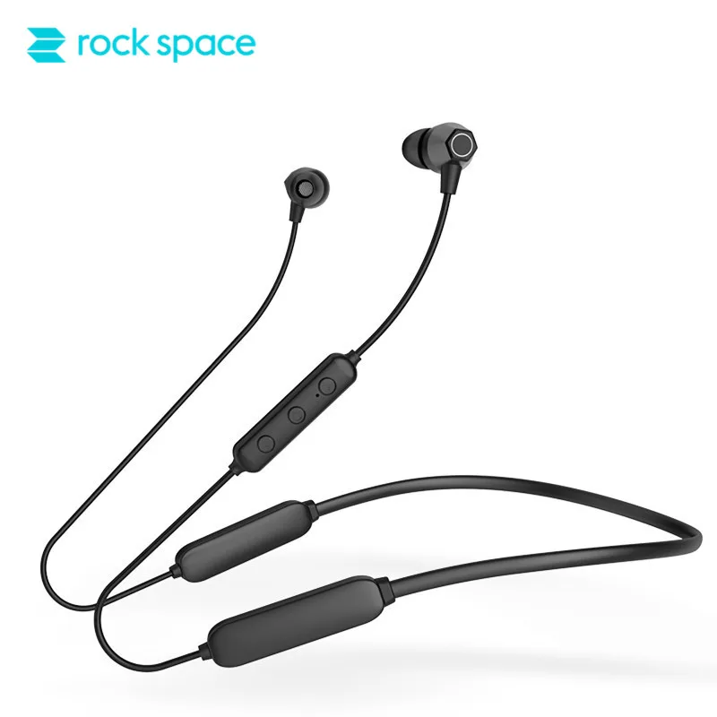 Rockspace Bluetooth гарнитура Магнитный Беспроводной стерео наушники спортивные