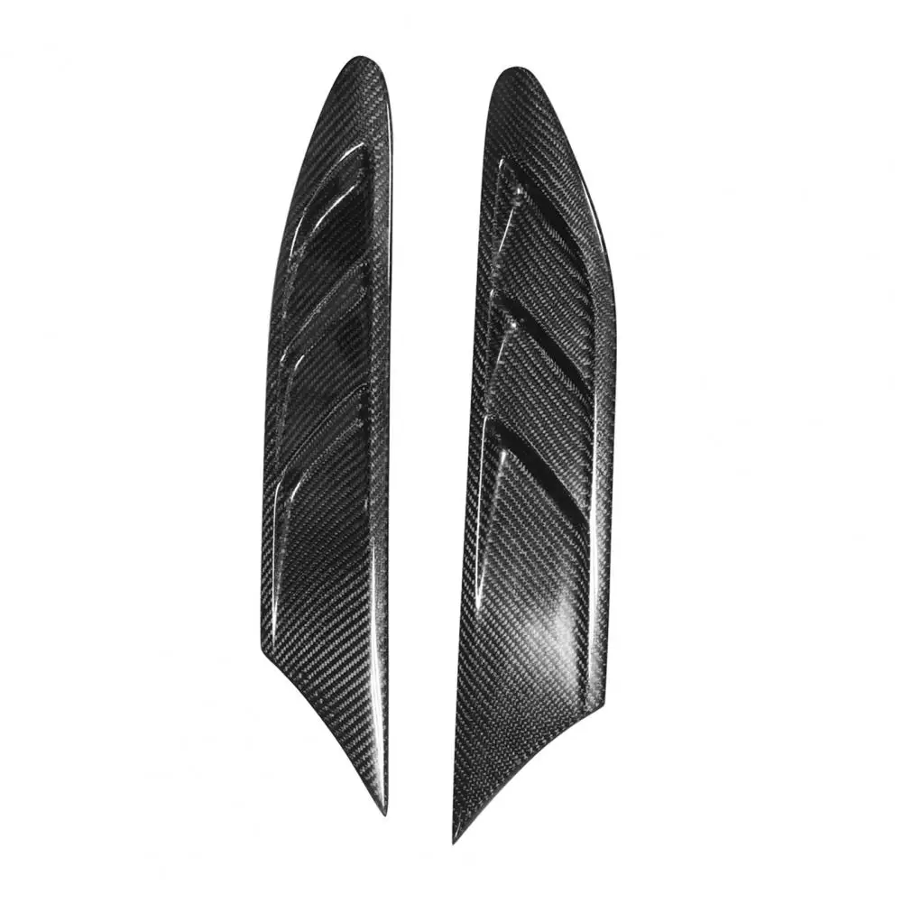 

2Pcs Self-adhesive Carbon Fiber Car Side Fender Fin Vents Cover Trim for Toyota GT86 2012-2019