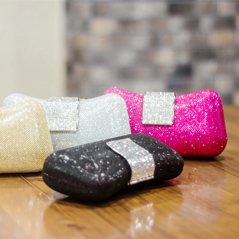 Сумка со стразами маленький роскошный клатч женская свадебная цепочка бокс на