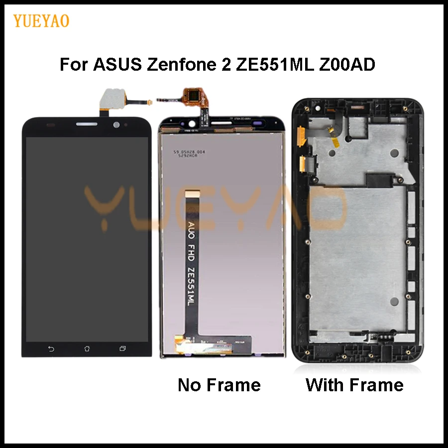 ЖК-дисплей для ASUS Zenfone 2 ZE551ML Z00AD сенсорный экран с рамкой дисплей | Мобильные