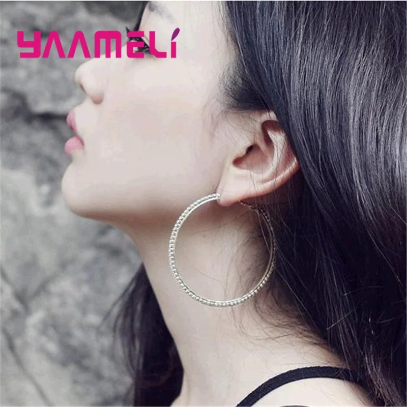 Latest New Earrings for Women Ladies Brilliant 925 Sterling Silver AAA Cubic Zircon Full Rhinestone Jewelry 3-8mm 4 Pairs Mixed |