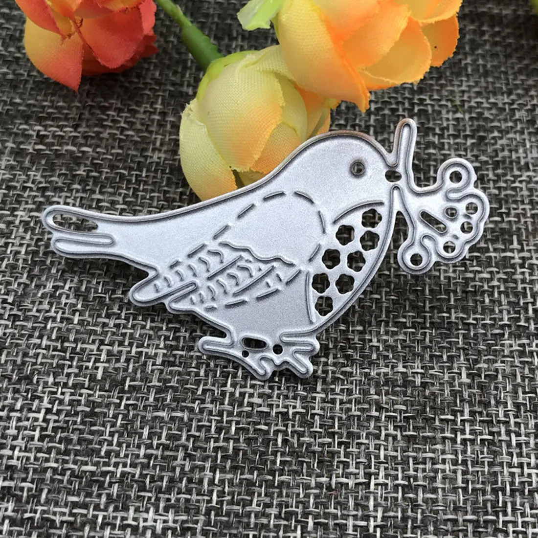 Открытки для тиснения металлические Изготовление поделок своими руками птицы 1