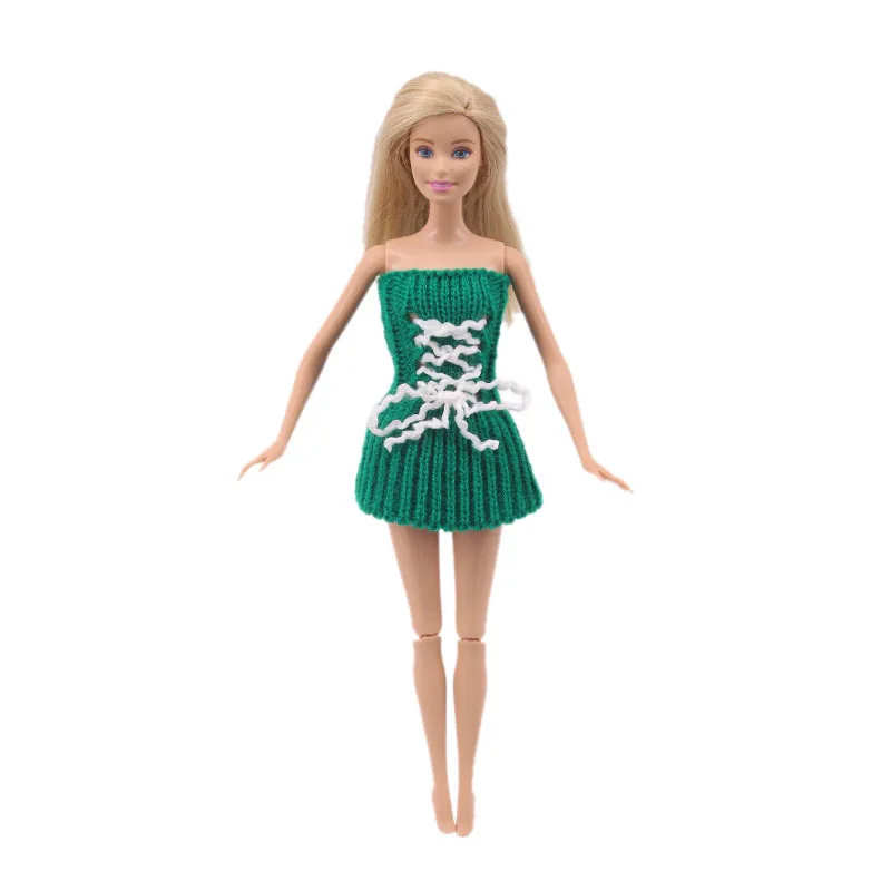 Куклы-Барби одежда зеленый костюм длинная пальто свитер юбка куртка подходит для