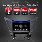 Автомобильный мультимедийный видеоплеер, Android 11, GPS, радио, для Hyundai Sonata 2011, 2012, 2013, 2014, 2015, BT, HD, 1024*600, DSP, Wi-Fi