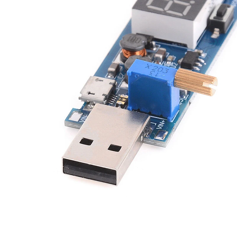 USB повышающий/уменьшающий модуль питания DC-DC 5 В до 3 В/12 Регулируемый понижающий