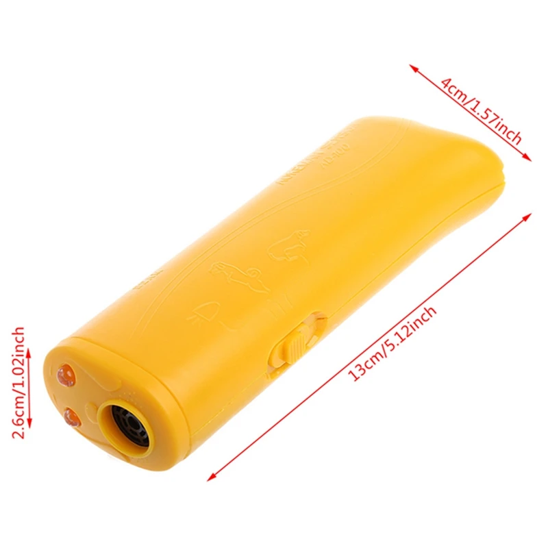 

3 in 1 Ultrasonic Anti Bark Stop Barking Dog Training Repeller Control LXAC