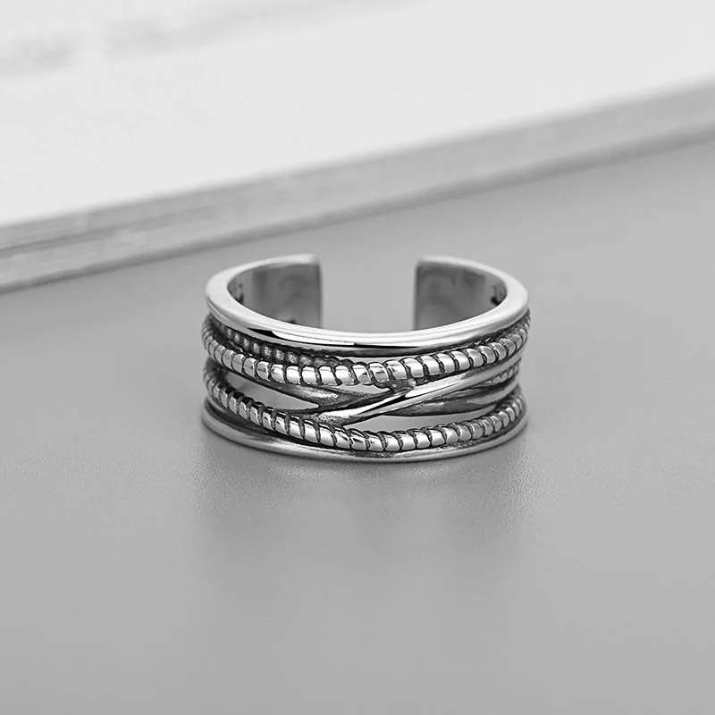 Модные простые кольца с линиями для женщин обручальные влюбленных свадебные