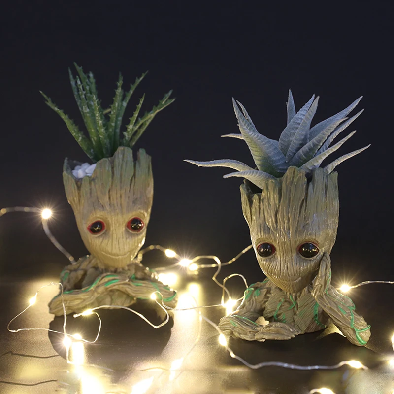 Декоративная Миниатюрная модель Феи сада в горшках пластиковая мультяшная