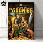 Гооны, жестяная вывеска, металлический плакат, вывеска по фильму, металлическая жестяная вывеска, металлическая наклейка на стену, зеркальный декор, Настенный декор для бара