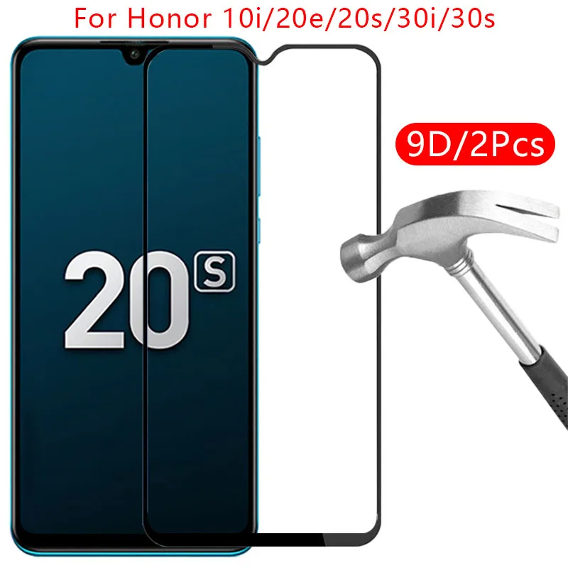 

9d protective tempered glass for huawei honor 30i 30s 20s 20e 10i screen protector on honer 10 30 i i10 i30 20 s e s20 e20 s30