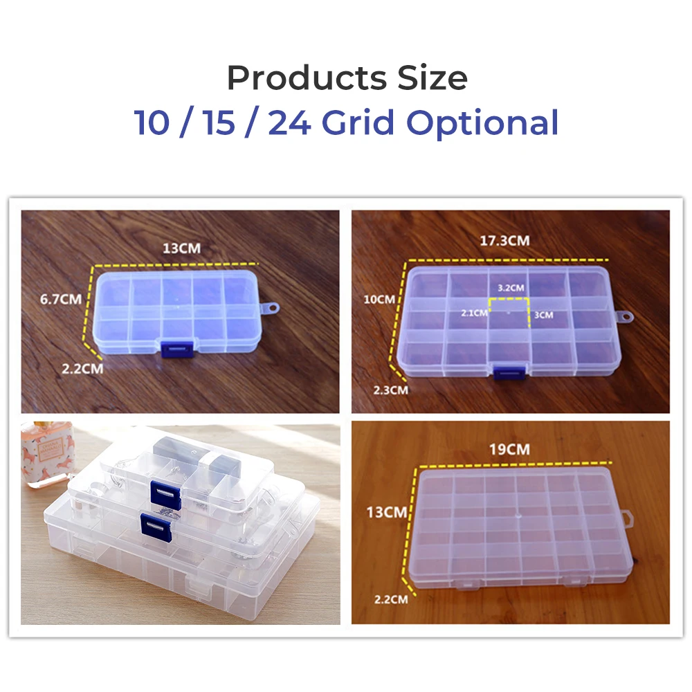 Пластиковый фотобокс для хранения контейнер держатель винтов практичное